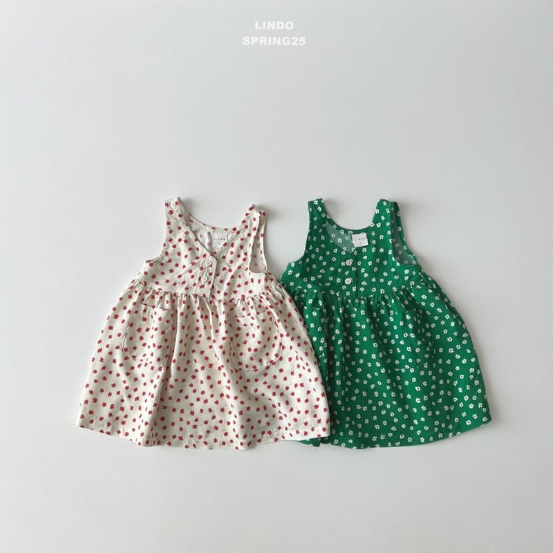 Lindo - Korean Children Fashion - #littlefashionista - V Flower One-piece - 5