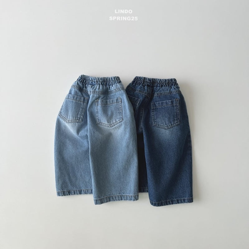 Lindo - Korean Children Fashion - #littlefashionista - Brush Denim Pants - 6