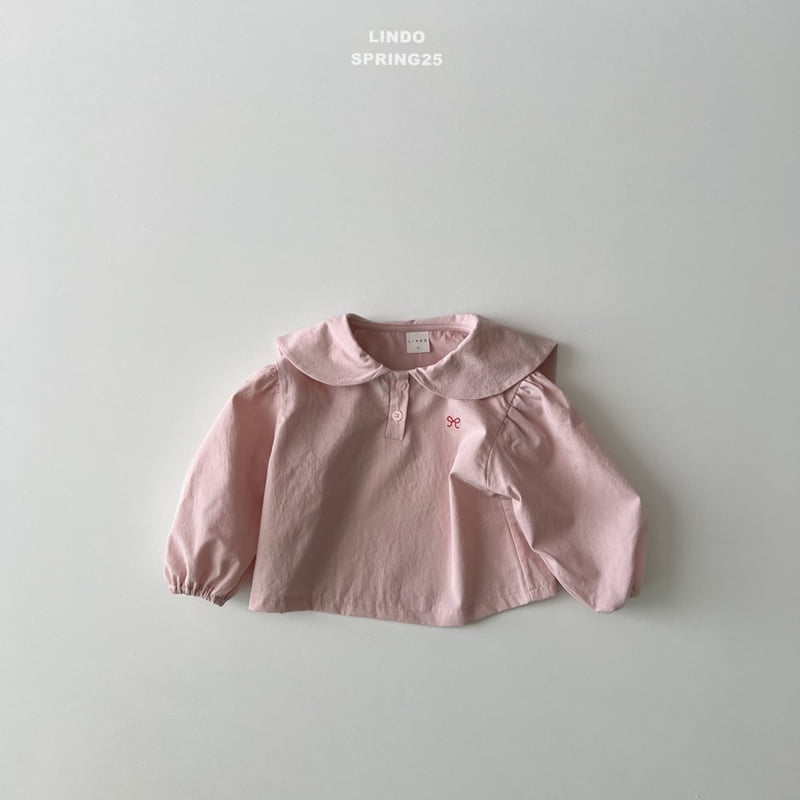 Lindo - Korean Children Fashion - #minifashionista - Embroidered Ribbon Blouse - 4