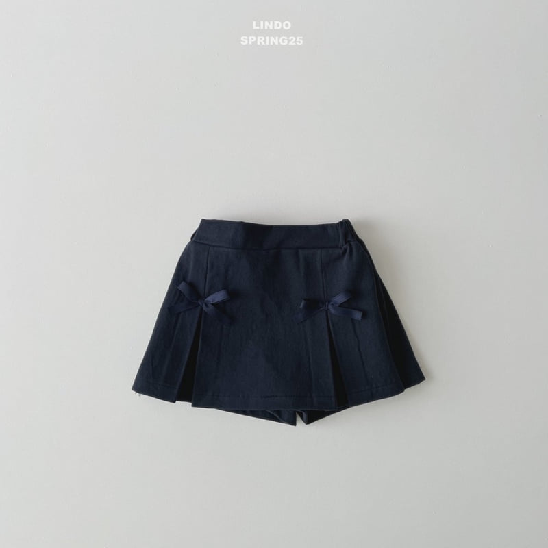 Lindo - Korean Children Fashion - #prettylittlegirls - Line Ribbon Skirt Pants - 5