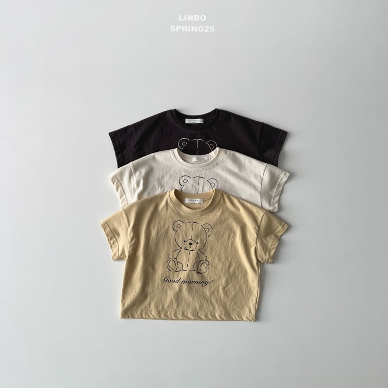 Lindo - Korean Children Fashion - #prettylittlegirls - Morning Bear Short Sleeve Tee