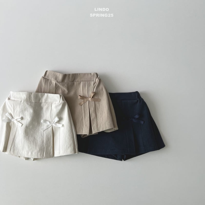 Lindo - Korean Children Fashion - #stylishchildhood - Line Ribbon Skirt Pants - 8