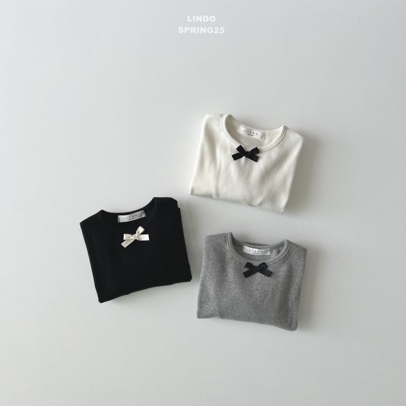 Lindo - Korean Children Fashion - #stylishchildhood - L Ribbon Tee