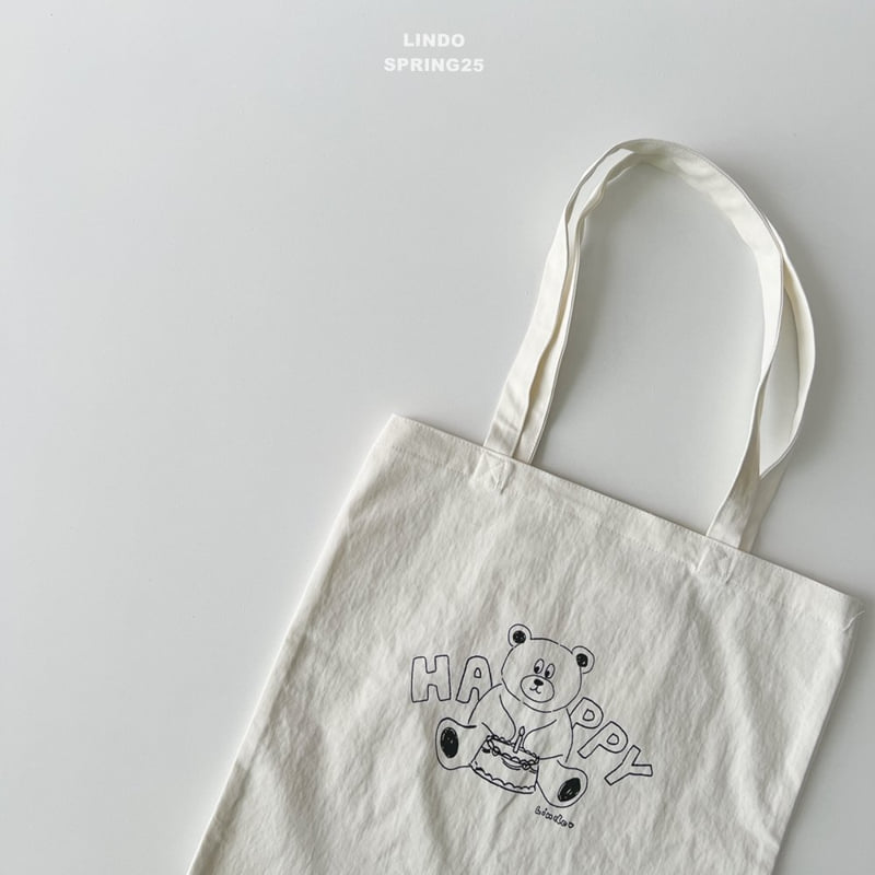 Lindo - Korean Children Fashion - #toddlerclothing - Happy Bear Eco Bag - 3