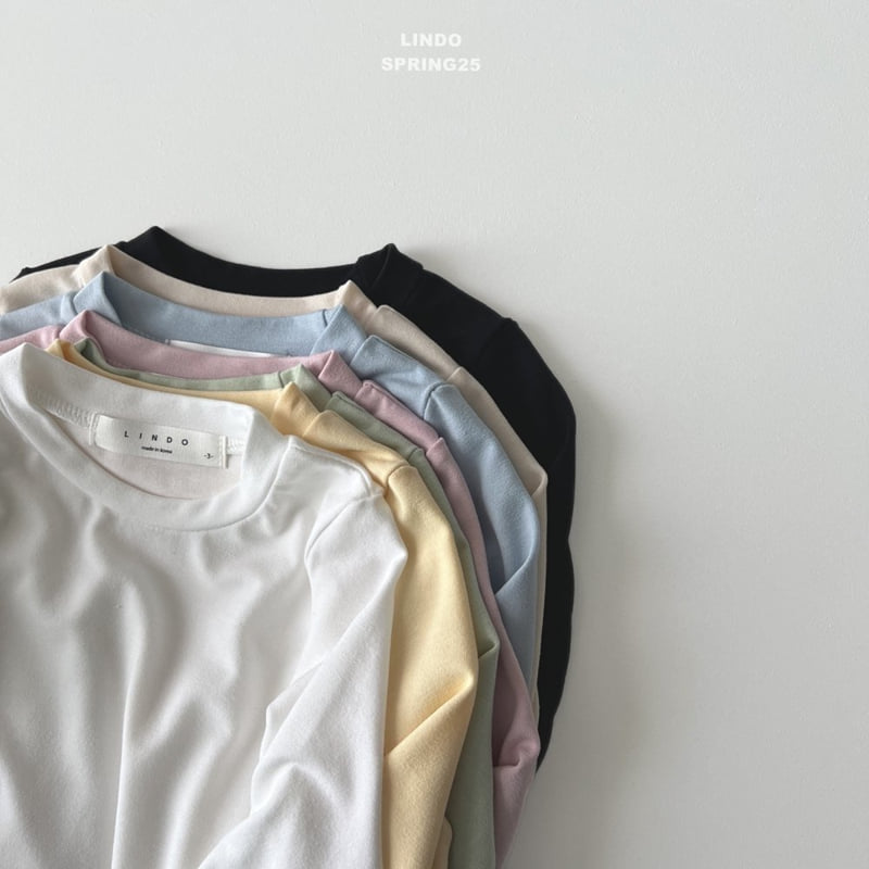 Lindo - Korean Children Fashion - #toddlerclothing - Cotton Basic Tee - 10