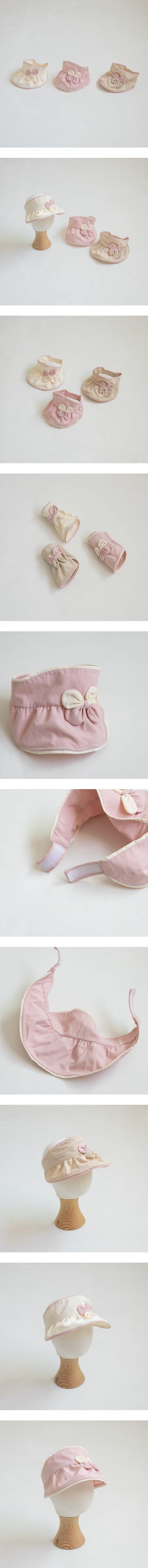 Little Hat - Korean Baby Fashion - #babyfever - Bebe Ribbon Sun Cap
