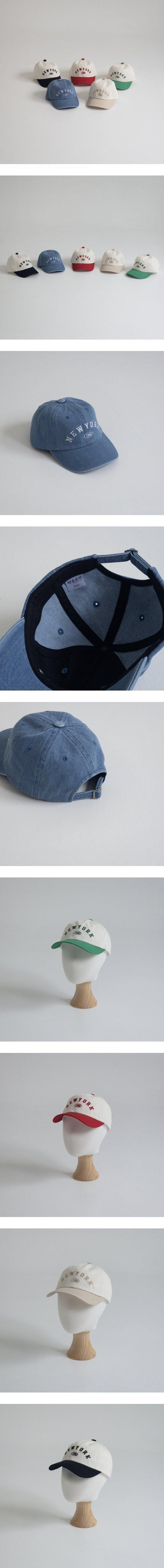 Little Hat - Korean Children Fashion - #childofig - New York Combi Ball Cap