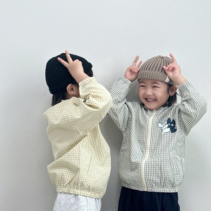 Little Rabbit - Korean Children Fashion - #Kfashion4kids - Check Pattern Jumper - 9