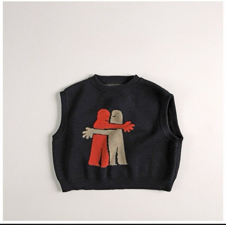 Little Rabbit - Korean Children Fashion - #childofig - Drawing Vest - 3