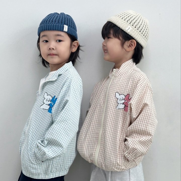 Little Rabbit - Korean Children Fashion - #fashionkids - Check Pattern Jumper - 5