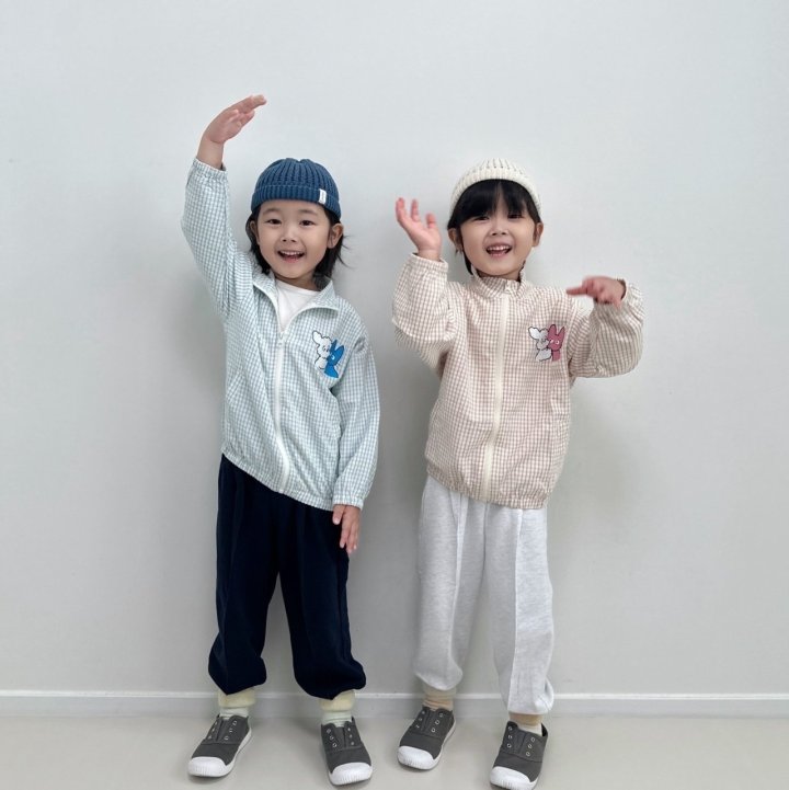 Little Rabbit - Korean Children Fashion - #kidsshorts - Check Pattern Jumper - 6