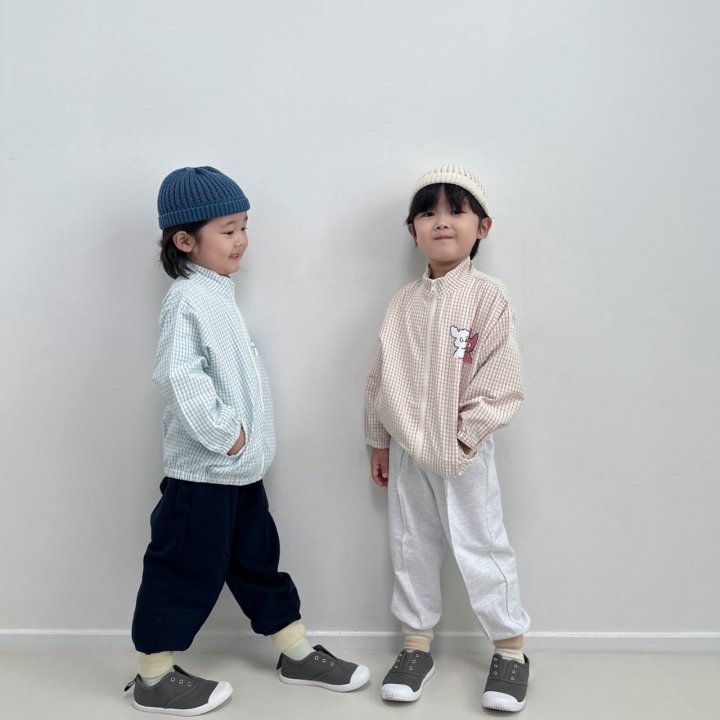 Little Rabbit - Korean Children Fashion - #kidzfashiontrend - Check Pattern Jumper - 8