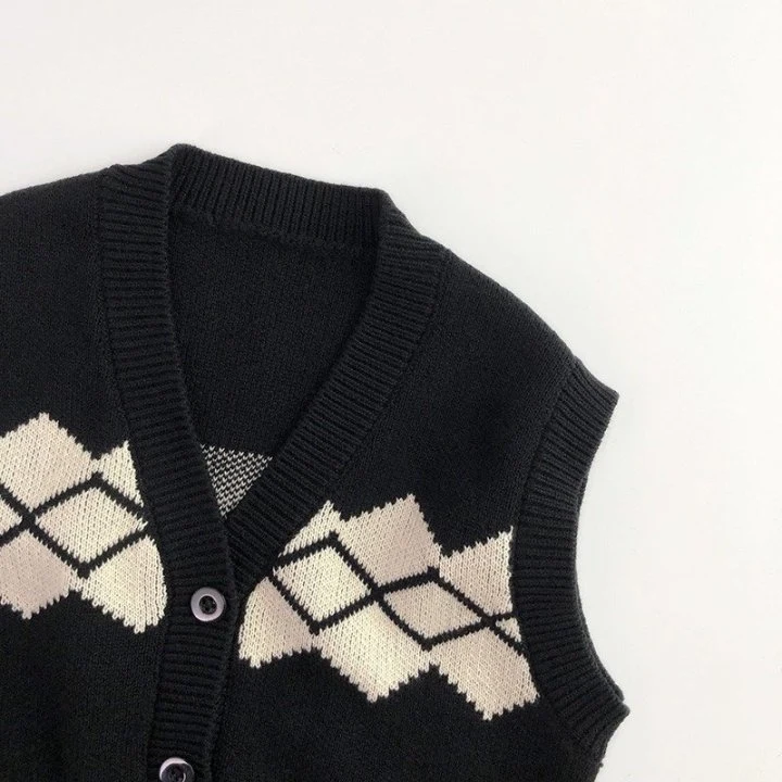Little Rabbit - Korean Children Fashion - #stylishchildhood - Pattern Vest - 5