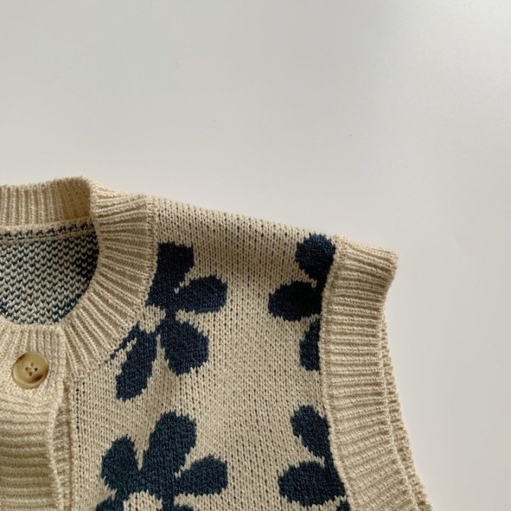 Little Rabbit - Korean Children Fashion - #todddlerfashion - Daisy Vest - 2