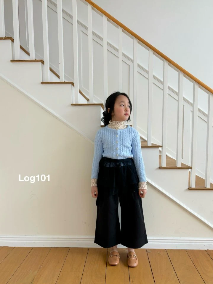 Log101 - Korean Children Fashion - #Kfashion4kids - Pintuck Wide Pants - 5