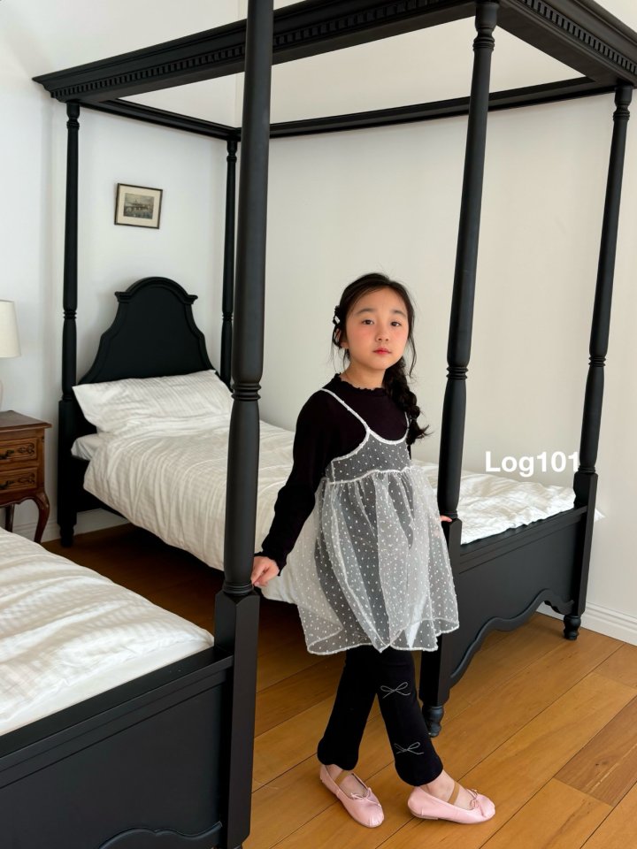 Log101 - Korean Children Fashion - #fashionkids - Ribbon Bootcut Pants - 7