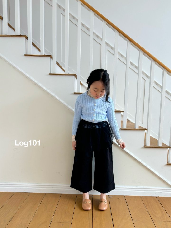 Log101 - Korean Children Fashion - #kidsshorts - Pintuck Wide Pants - 2