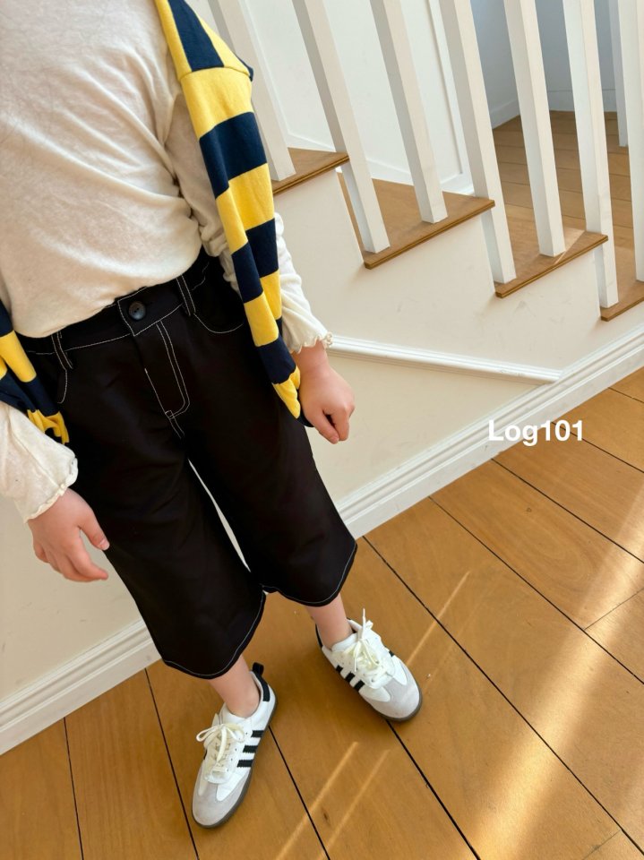 Log101 - Korean Children Fashion - #kidzfashiontrend - Caramel Stitch Pants - 5