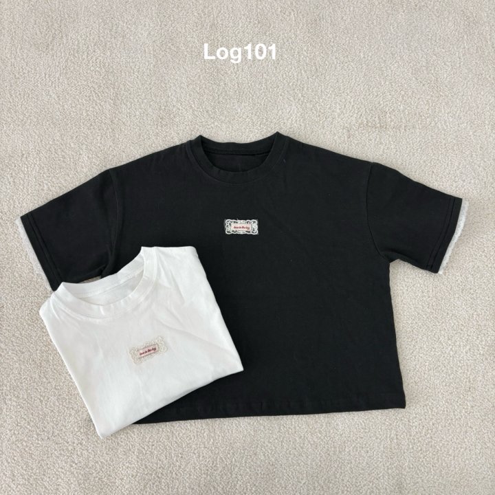Log101 - Korean Children Fashion - #littlefashionista - Lace Loose Tee