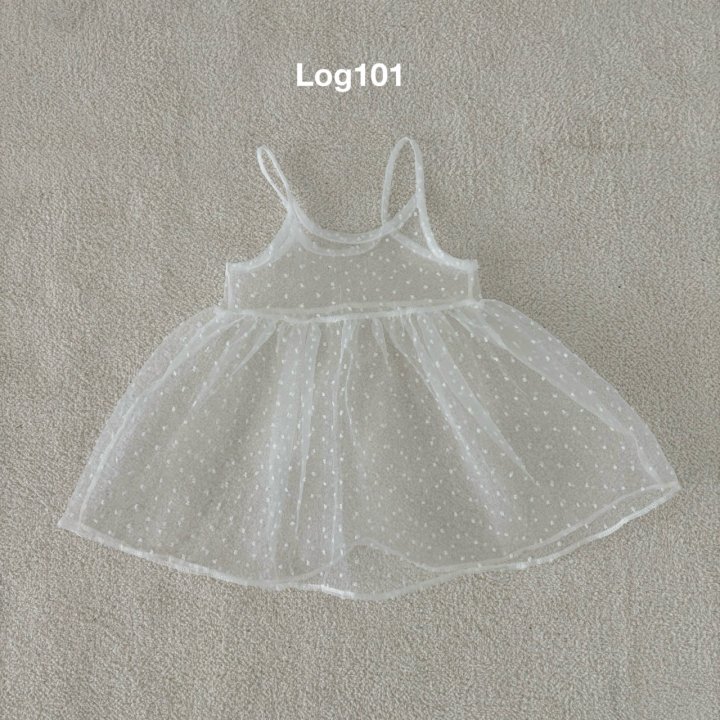 Log101 - Korean Children Fashion - #minifashionista - Snowflake One-piece