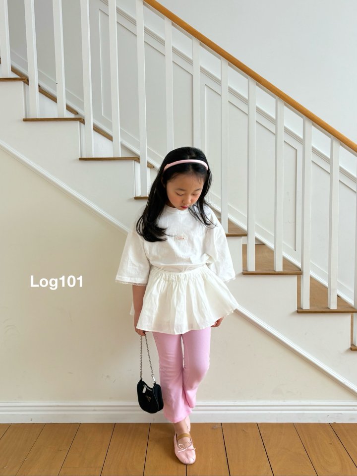Log101 - Korean Children Fashion - #todddlerfashion - Lace Loose Tee - 5