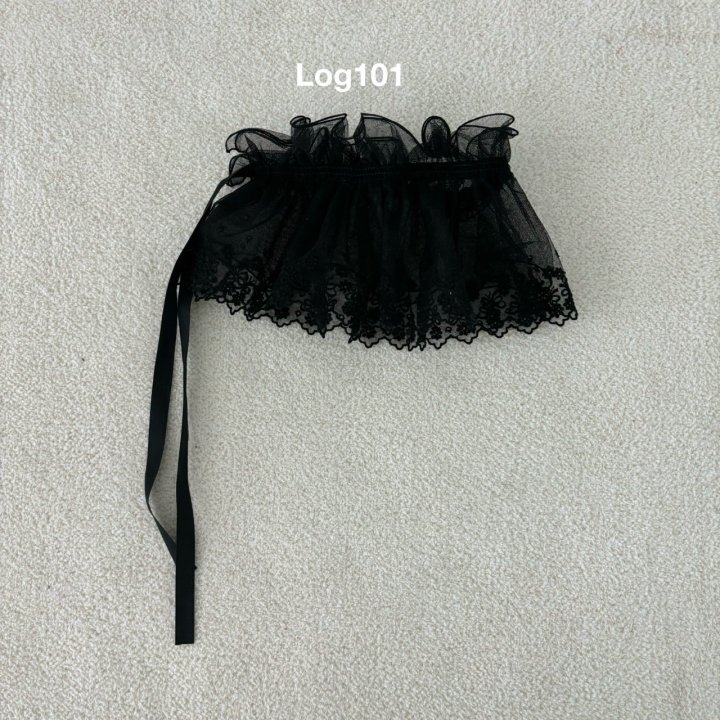 Log101 - Korean Children Fashion - #todddlerfashion - Lace Wrap Skirt