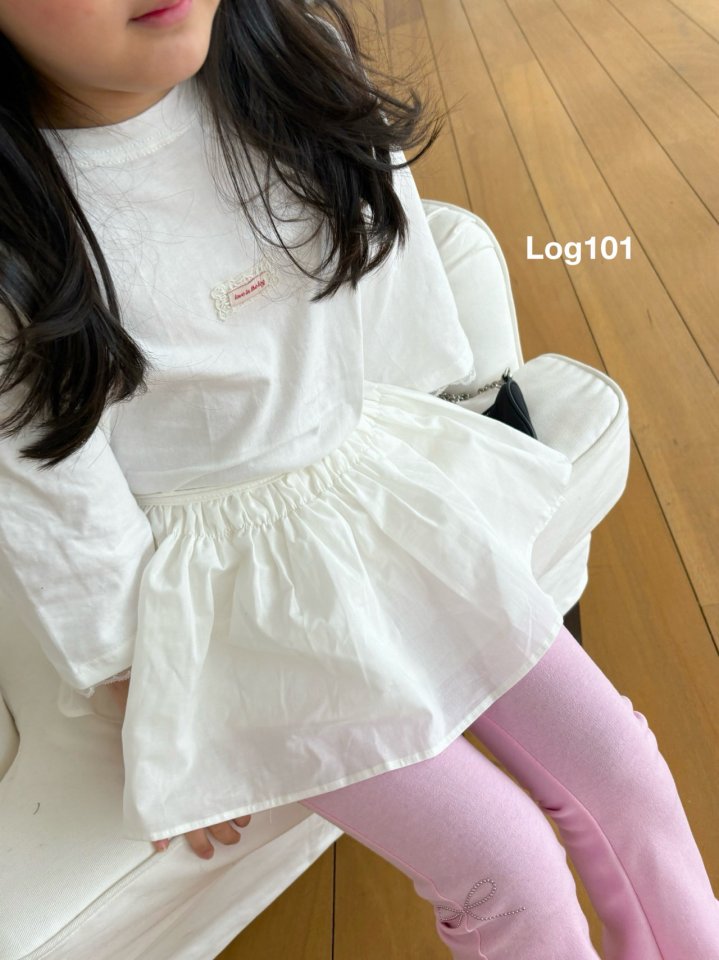 Log101 - Korean Children Fashion - #toddlerclothing - Lace Loose Tee - 6