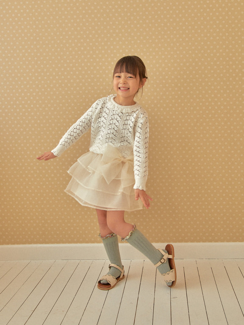 Lolobole - Korean Children Fashion - #Kfashion4kids - Punching Collar Knit - 9