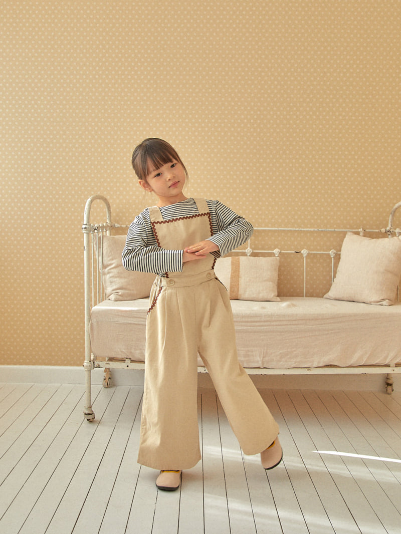 Lolobole - Korean Children Fashion - #Kfashion4kids - Wave Overalls - 7