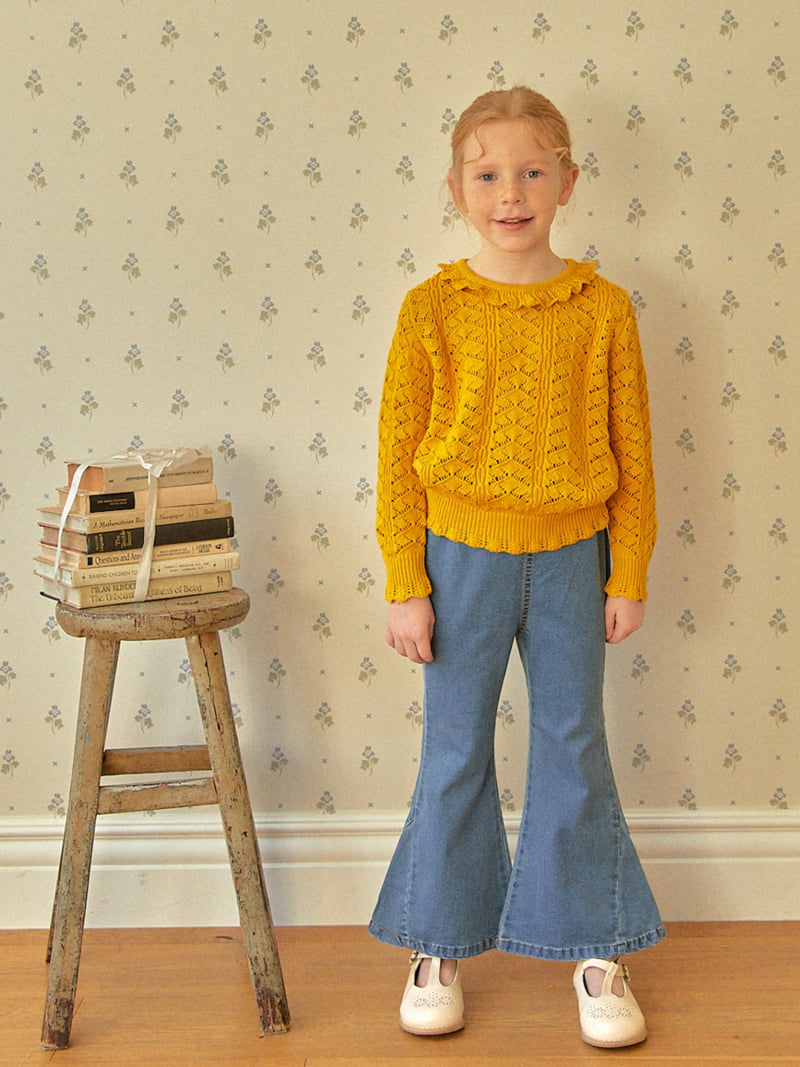 Lolobole - Korean Children Fashion - #Kfashion4kids - Bootcut Denim Pants