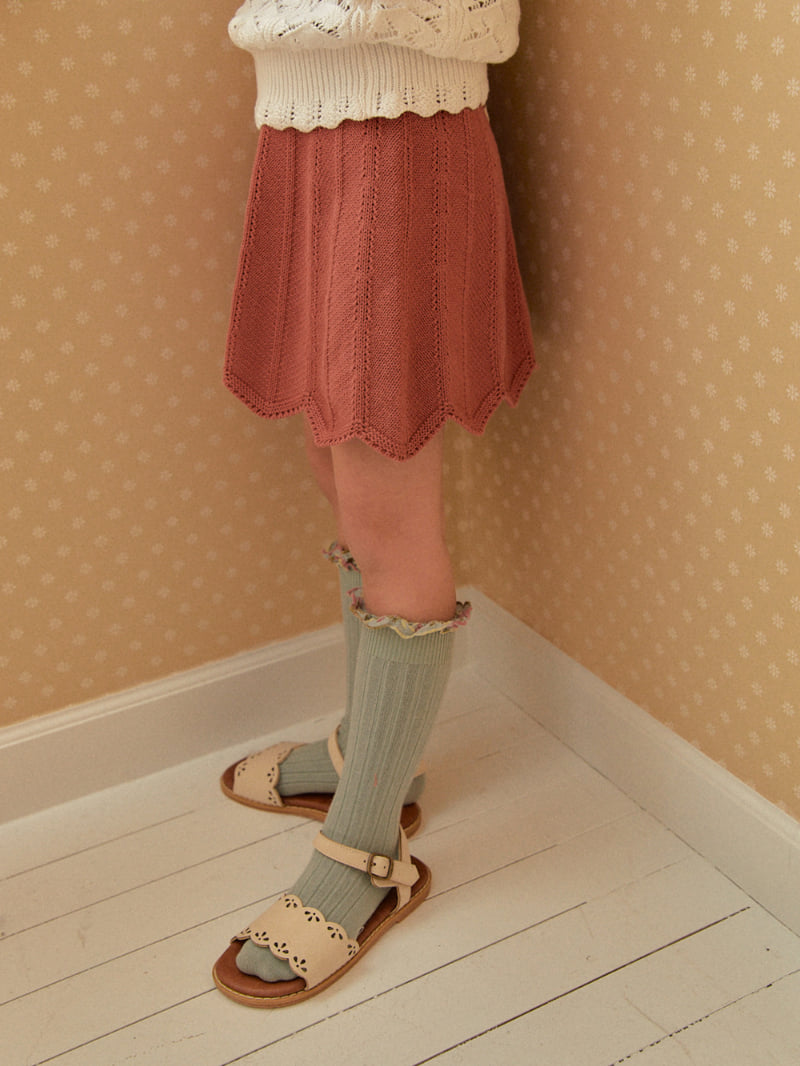 Lolobole - Korean Children Fashion - #Kfashion4kids - Wave Knit Skirt - 12