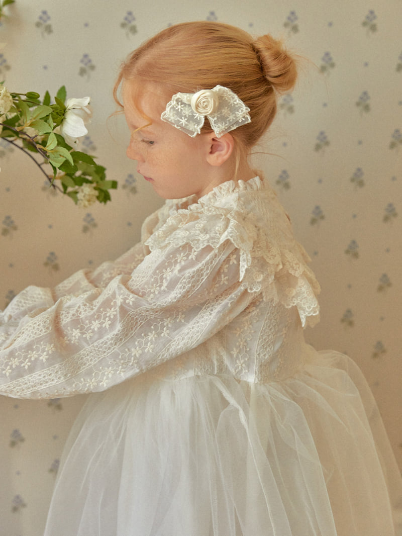 Lolobole - Korean Children Fashion - #childofig - Rose Lace Pin - 6