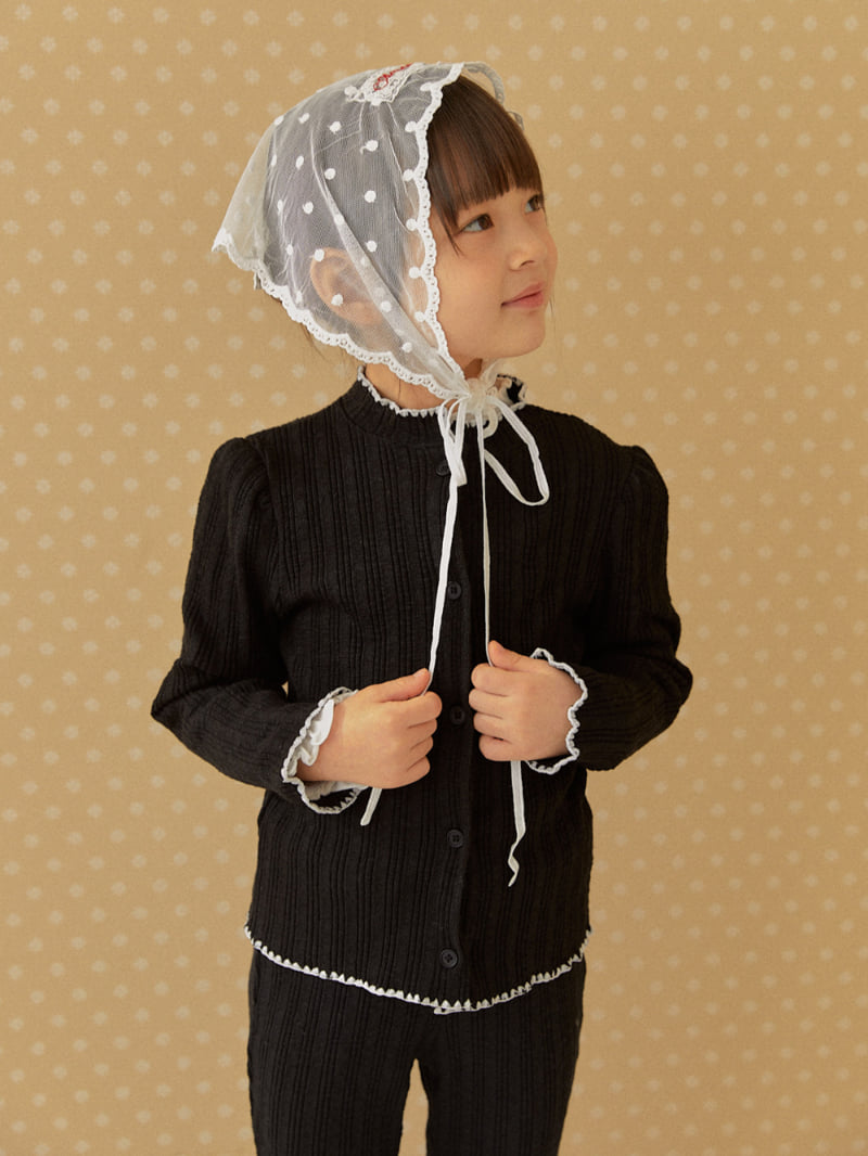 Lolobole - Korean Children Fashion - #childofig - Mellog Ribbed Cardigan - 3