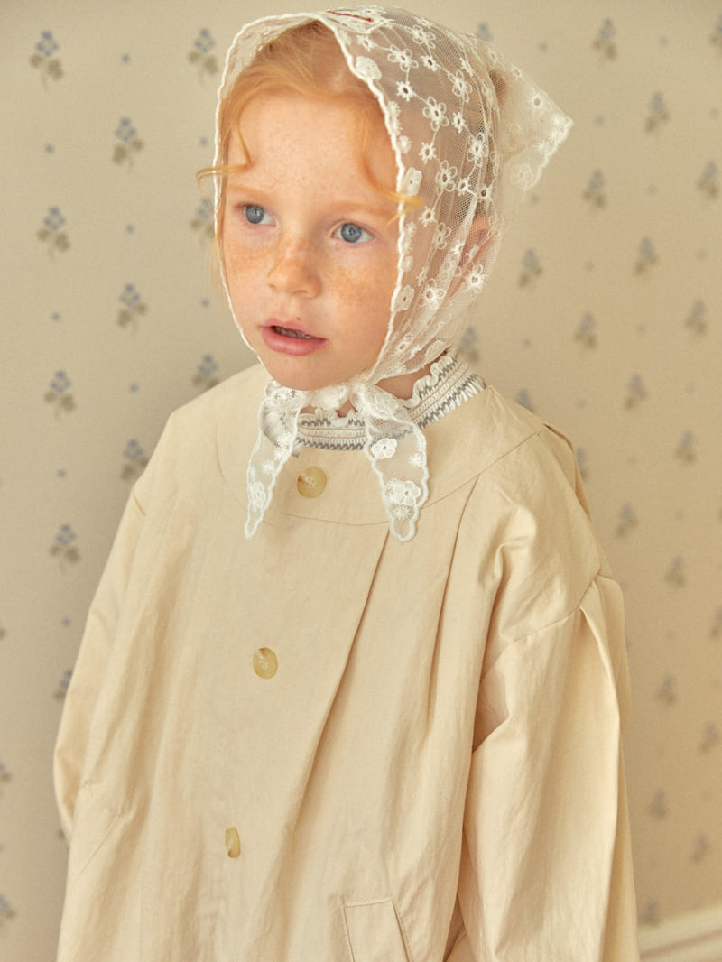 Lolobole - Korean Children Fashion - #childofig - Flower Lace Bandana - 3