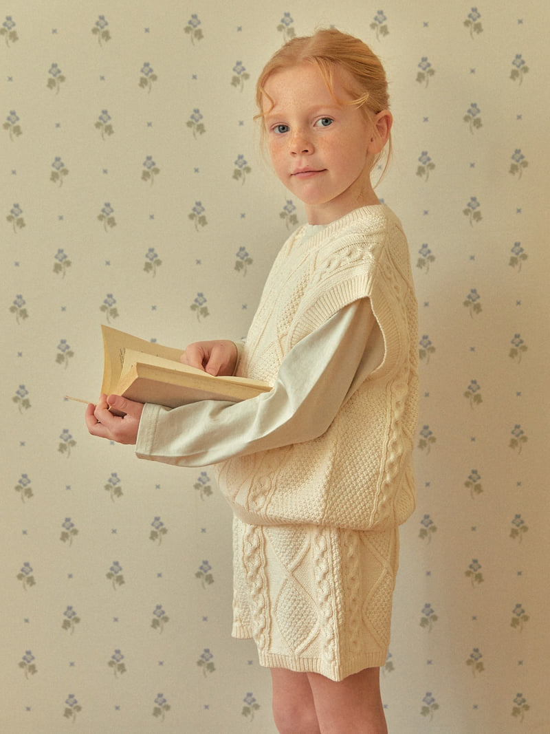 Lolobole - Korean Children Fashion - #childofig - Dia Knit Vest