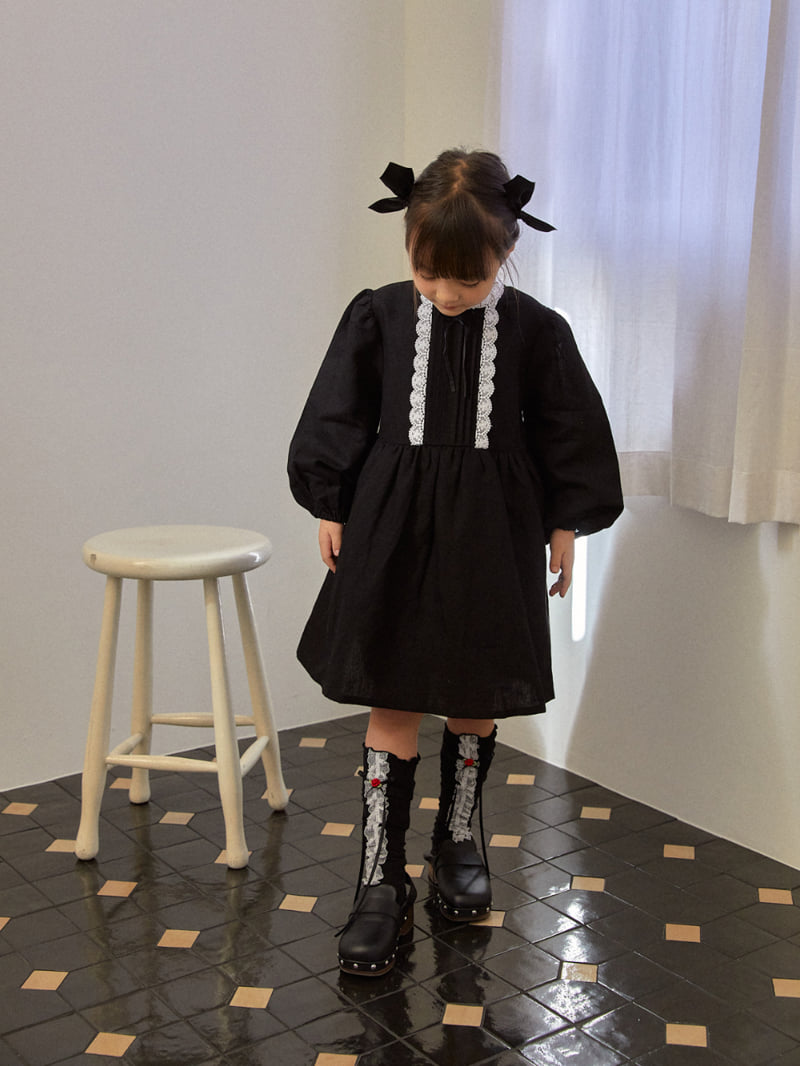 Lolobole - Korean Children Fashion - #childrensboutique - Black Swan One-piece - 8