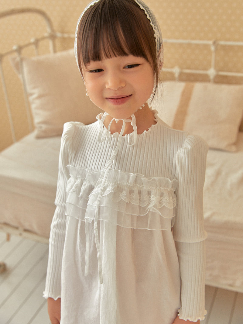 Lolobole - Korean Children Fashion - #childrensboutique - Ribbon Lace Bandana - 11