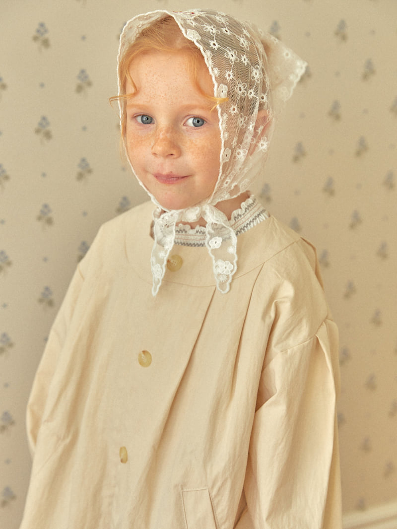 Lolobole - Korean Children Fashion - #childofig - Flower Lace Bandana - 4