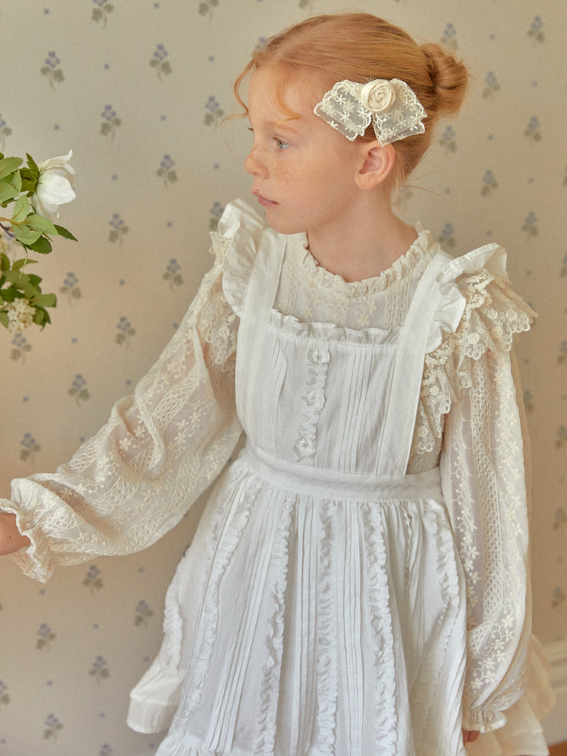 Lolobole - Korean Children Fashion - #designkidswear - Rose Lace Pin - 8