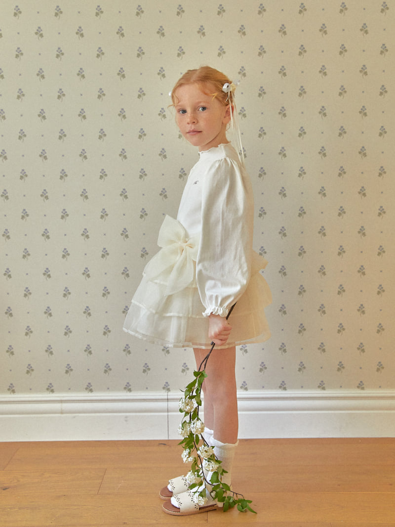 Lolobole - Korean Children Fashion - #designkidswear - 3-step Sha Skirt - 5