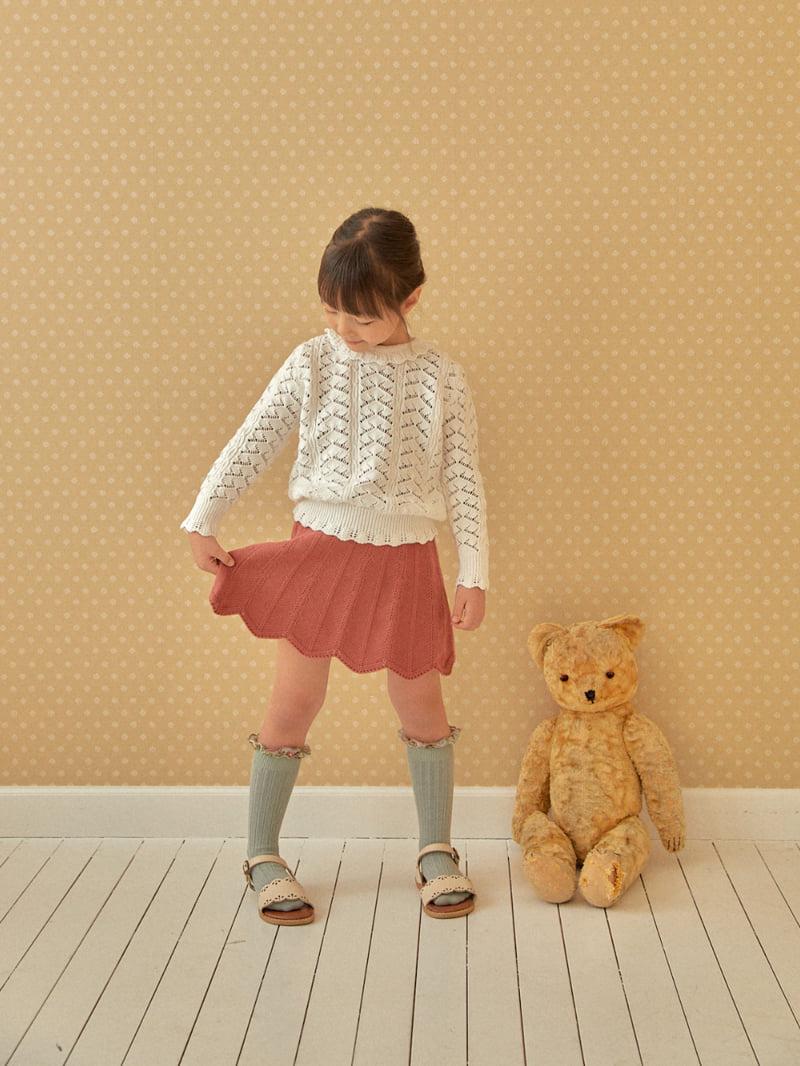 Lolobole - Korean Children Fashion - #designkidswear - Punching Collar Knit - 3