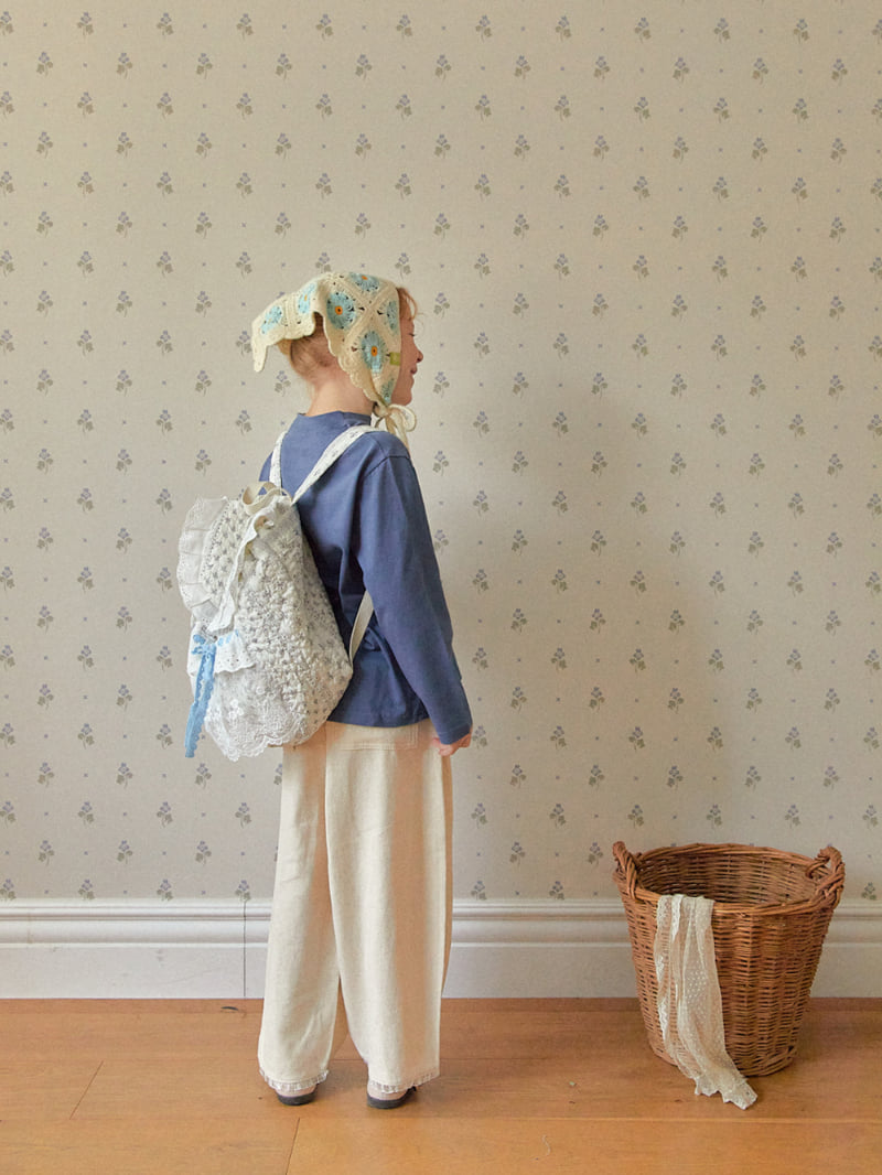Lolobole - Korean Children Fashion - #discoveringself - Ribbon Lace Backpack - 5