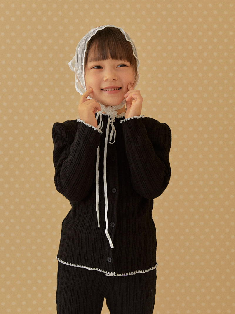 Lolobole - Korean Children Fashion - #discoveringself - Mellog Ribbed Cardigan - 6