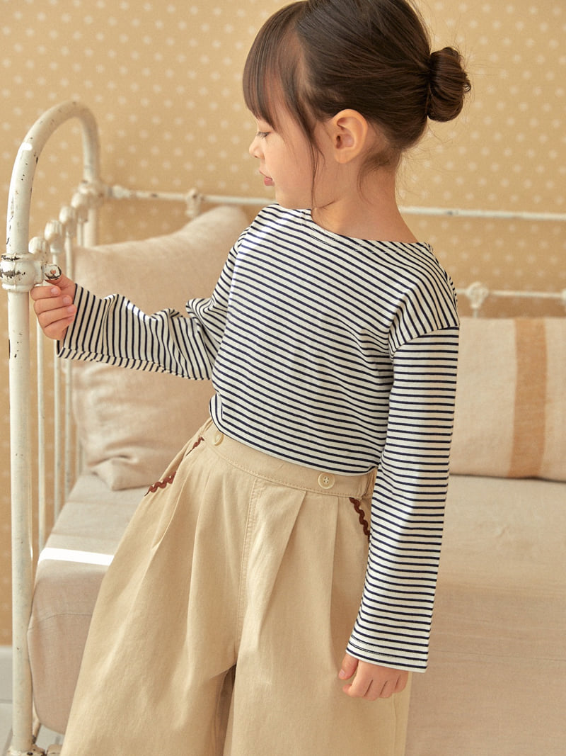 Lolobole - Korean Children Fashion - #discoveringself - Simple Stripe Tee