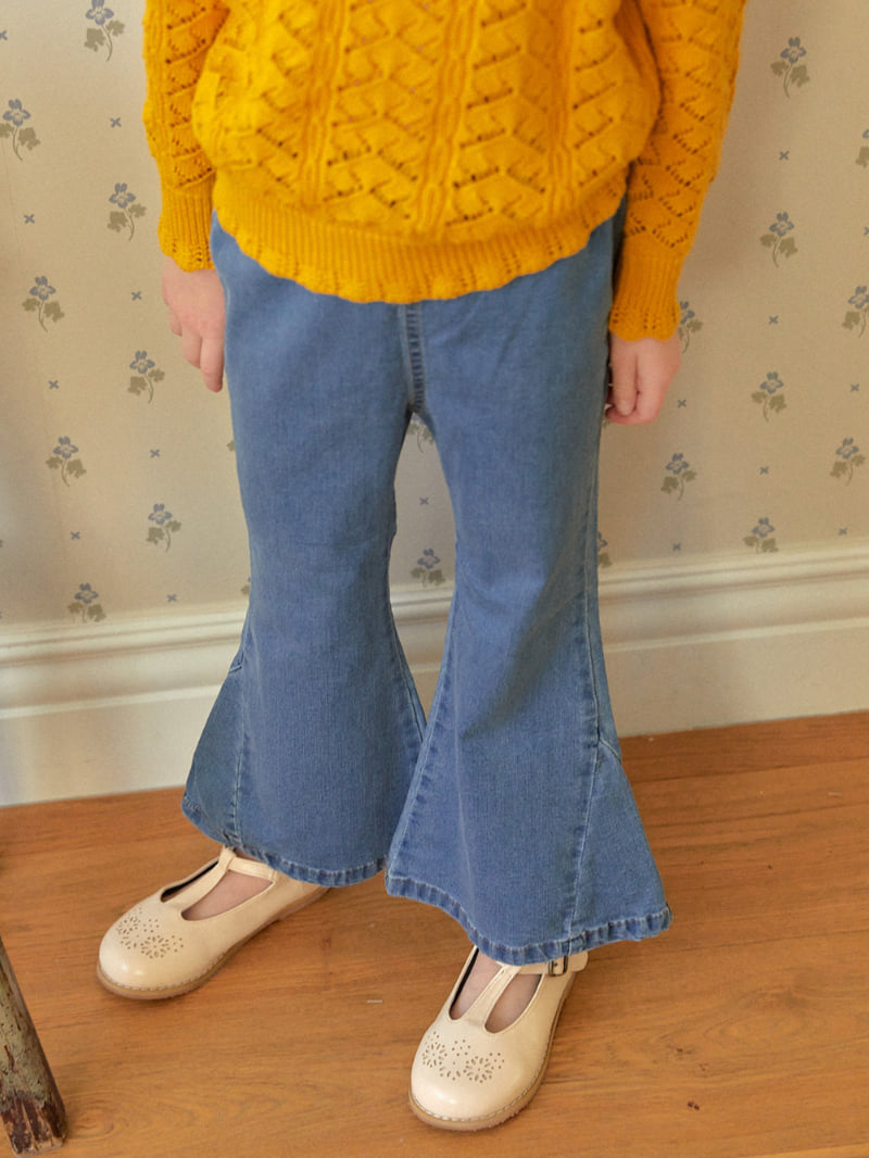 Lolobole - Korean Children Fashion - #discoveringself - Bootcut Denim Pants - 10