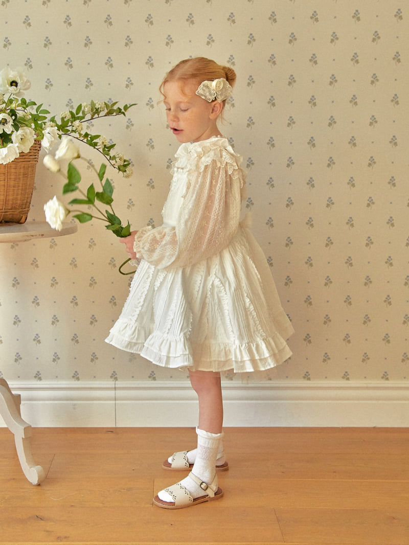 Lolobole - Korean Children Fashion - #fashionkids - Rose Lace Pin - 10