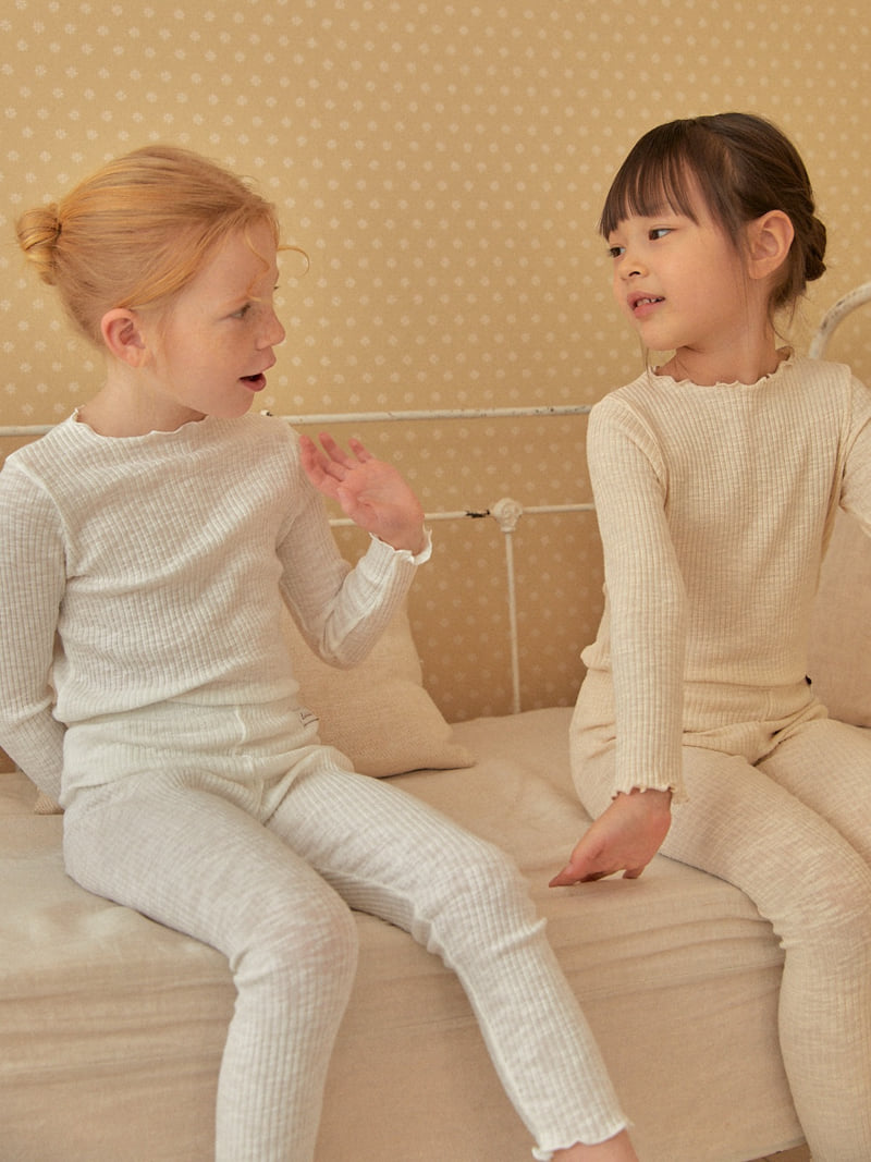 Lolobole - Korean Children Fashion - #fashionkids - Solid Lounge Wear Set