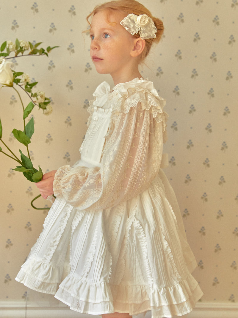 Lolobole - Korean Children Fashion - #kidsshorts - Rose Lace Pin - 11