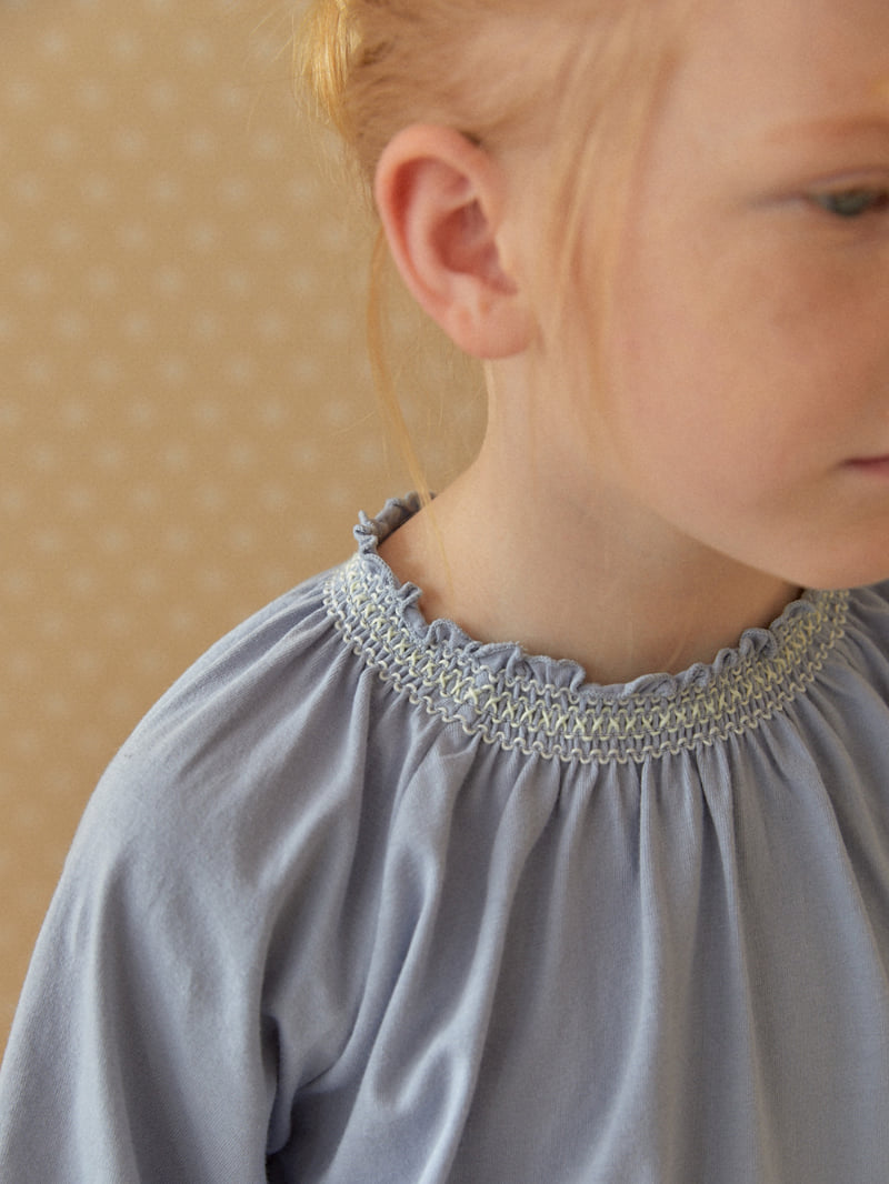 Lolobole - Korean Children Fashion - #kidsshorts - Briel Smoke Tee - 10