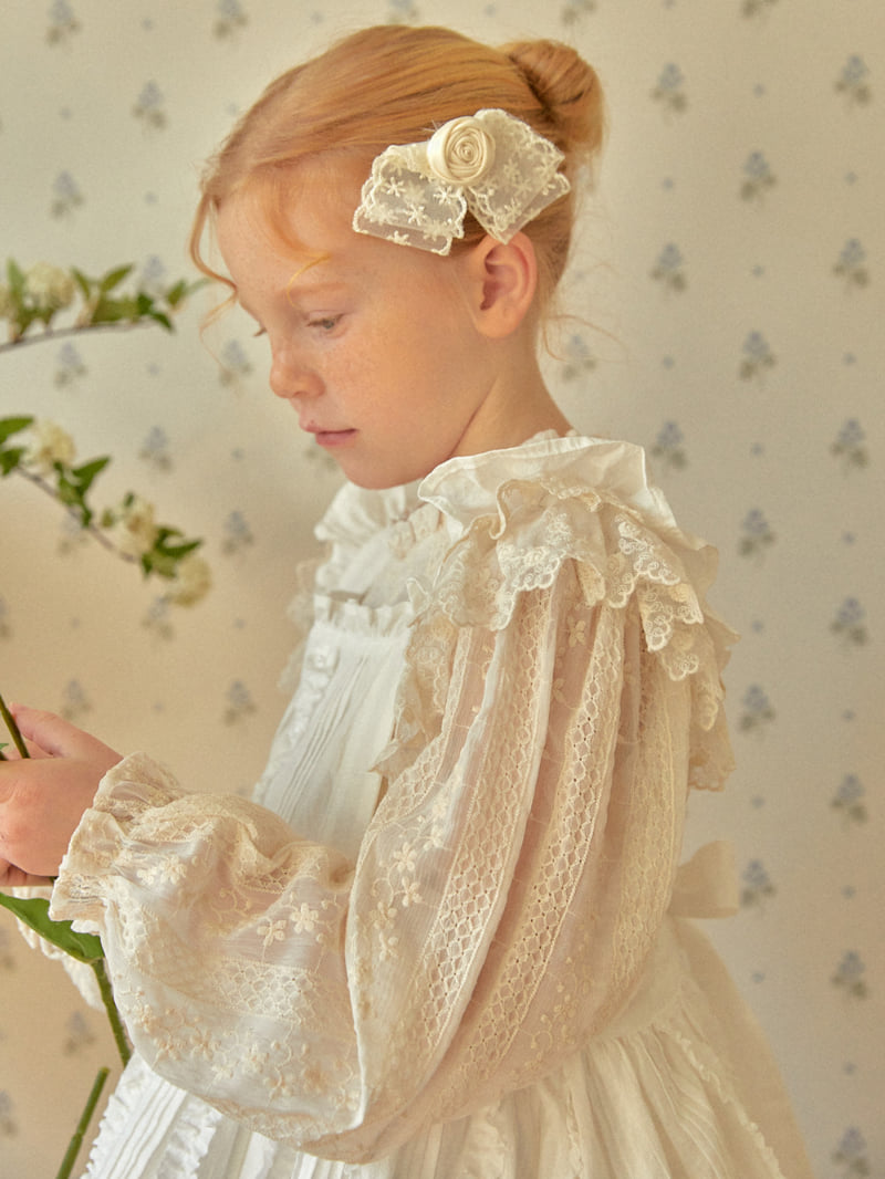 Lolobole - Korean Children Fashion - #kidsstore - Rose Lace Pin - 12
